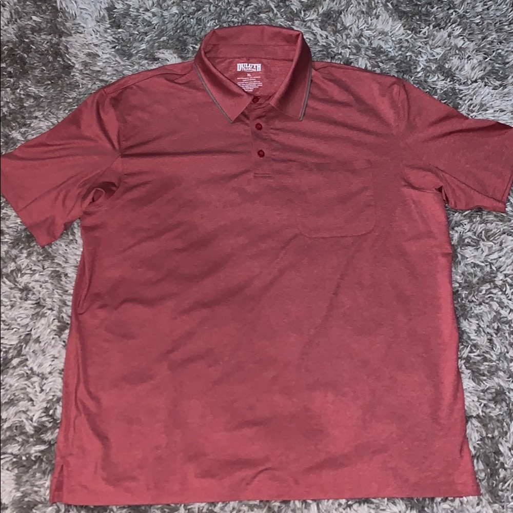 Duluth trading co. Men’s xl red polo shirt.